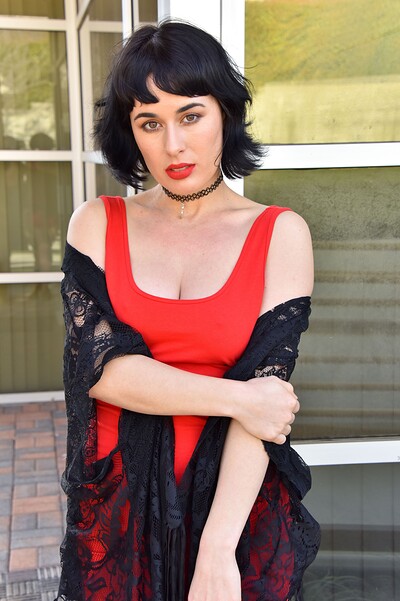 Olive in Elegant Flasher from FTV Milfs