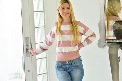 Kennedy in Kitchen Stripes from FTV Milfs