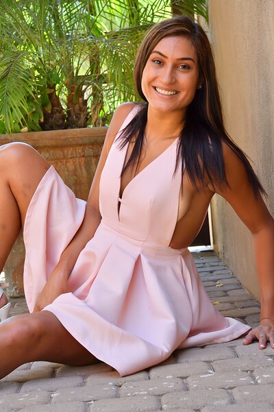 Sommer in Cute Pink Dress from FTV Milfs