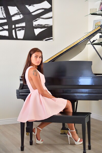 Sommer in Cute Pink Dress from FTV Milfs