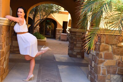 Texas II in Beauty In White from FTV Milfs