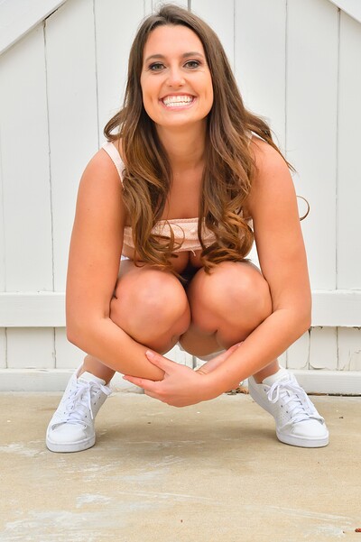 Nolina in Nude By The Fence from FTV Milfs