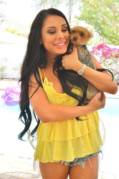 Gianna in Yellow Top, Tiny Bottoms from FTV Milfs