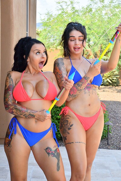 Carolina & Payton in The Bikini Bash from FTV Milfs