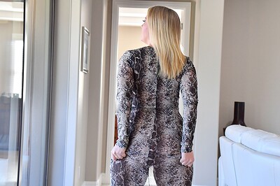 Candice in Slinky Sexy Snakeskin from FTV Milfs