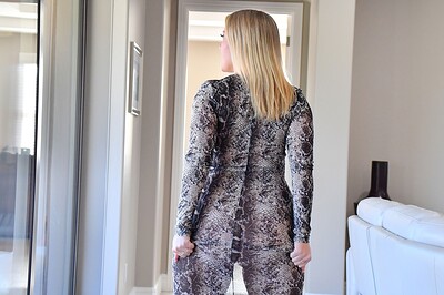 Candice in Slinky Sexy Snakeskin from FTV Milfs