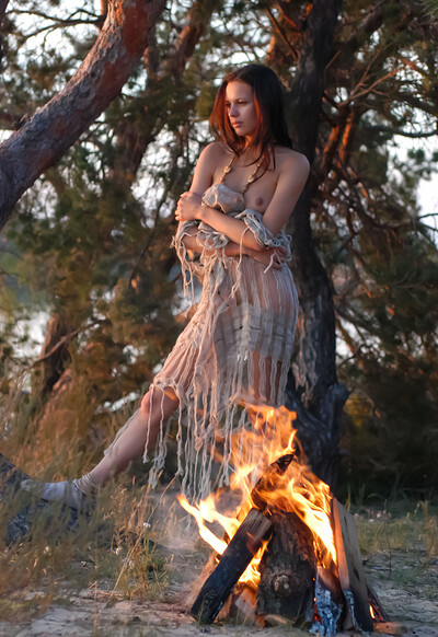 Alida S and Evanthe L in Evanthe We Made Fire from Stunning 18