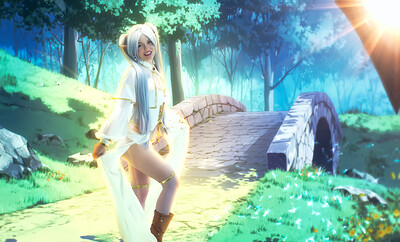 Silvia Wise in Beyond Journey's End Frieren from VR Cosplay X
