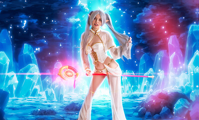 Silvia Wise in Beyond Journey's End Frieren from VR Cosplay X
