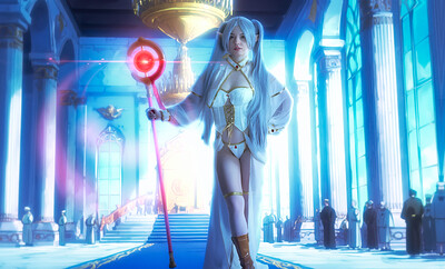 Silvia Wise in Beyond Journey's End Frieren from VR Cosplay X