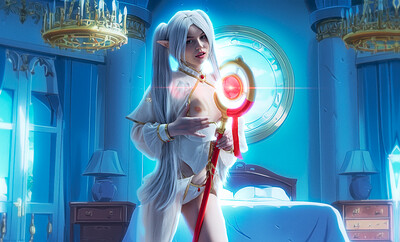 Silvia Wise in Beyond Journey's End Frieren from VR Cosplay X