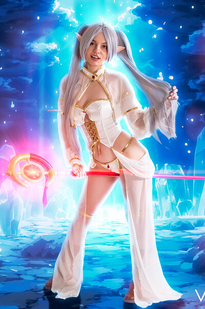 Slutty Russian chick enjoys sucking and riding that hard dick in VR cosplay POV photo set with a lucky dude.