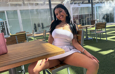 Ravyn in Loose White Dress from Ftv Girls