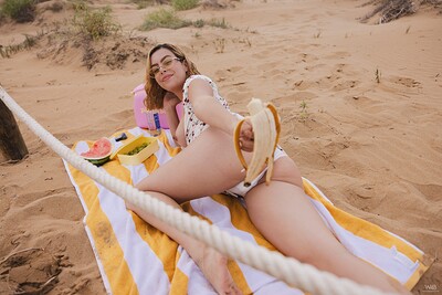 Sally Hunter in Beach Picnic from Watch 4 Beauty