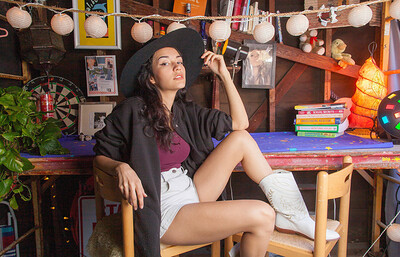 Jessem Floyd in Takes It Off In Her Garage from Cosmid