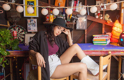 Jessem Floyd in Takes It Off In Her Garage from Cosmid