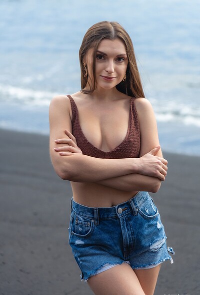 Monika May in Denim Coastline from Metart