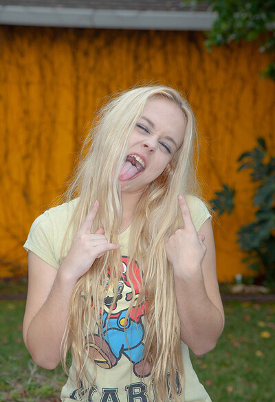 Jordan Little in Crazy Backyard Girl from Cosmid