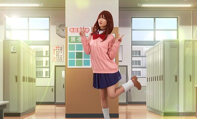 Isabel Love in Dan Da Dan Momo from VR Cosplay X