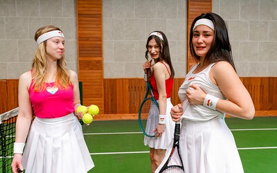 Amelia Ost and Alice Klay in Wimbledon made me do it 1/3 from Club Sweethearts