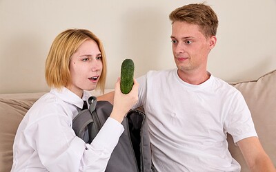 Mila Pie in What am I supposed to do with a cucumber? from Club Sweethearts