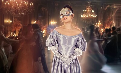 Lulu Chu in Bridgerton Lady in Silver from VR Cosplay X
