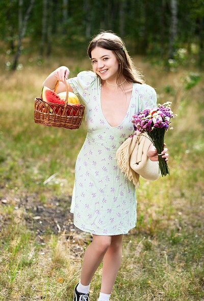 Toree in Sexy Picnic from Metart