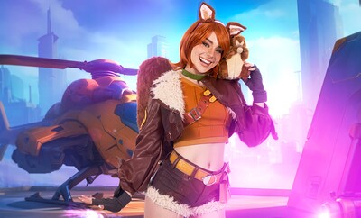 Maddie Wren in Marvel Rivals Squirrel Girl from VR Cosplay X