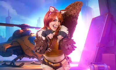 Maddie Wren in Marvel Rivals Squirrel Girl from VR Cosplay X