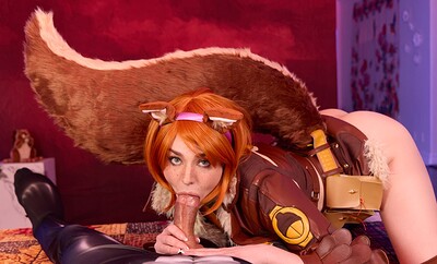 Maddie Wren in Marvel Rivals Squirrel Girl from VR Cosplay X