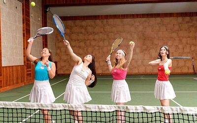 Amelia Ost and Alice Klay in Wimbledon made me do it 3/3 from Club Sweethearts