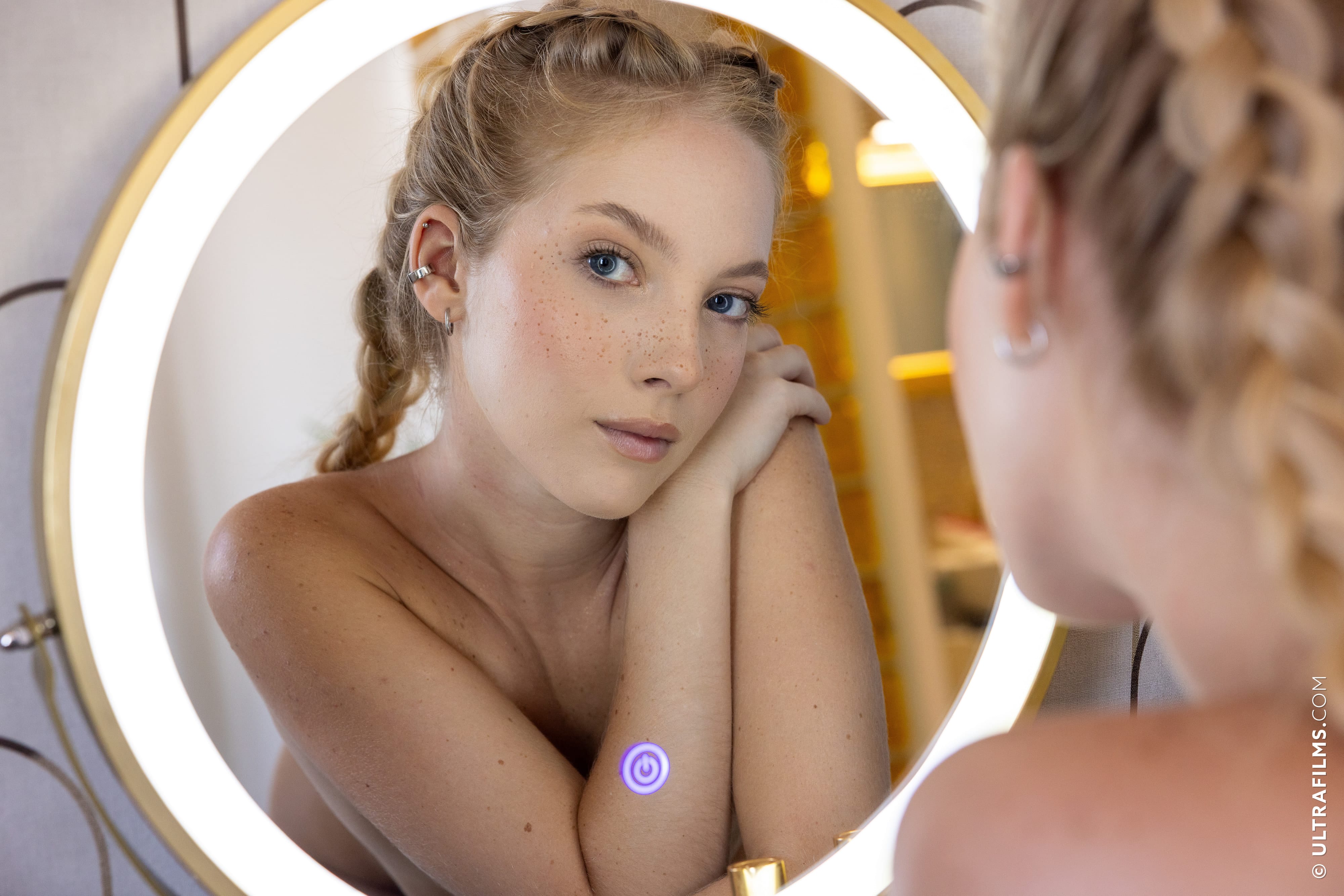 Bella Spark in Ultra Films set Reflection Game