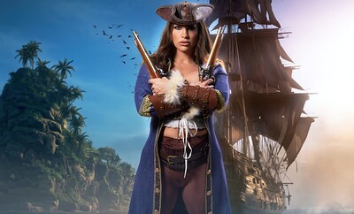 Koda Monroe in Assassin's Creed Black Flag Resynced from VR Cosplay X