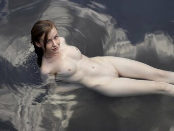Angelic beauty in shallow water