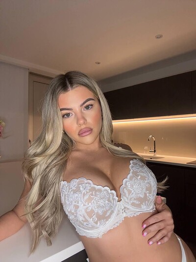 Tilly Harrington's large breasts strain against her lace bra, her nipples aching with anticipation.